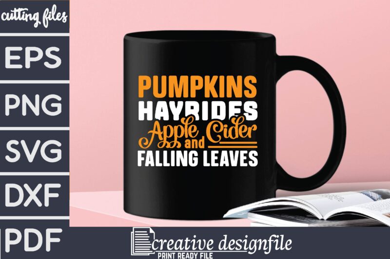 pumpkins hayrides apple cider & falling leaves