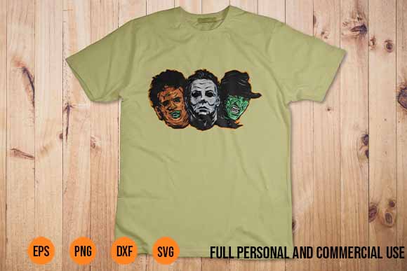 Halloween Killer SVG Character Vector ART Shirt Design