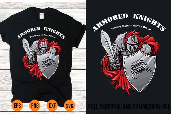 Armored knights premium t-shirt design svg png best new 2022