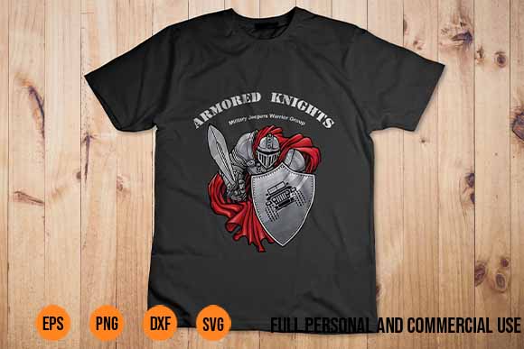 Armored Knights Premium T-Shirt Design svg png Best New 2022