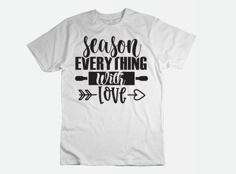 season everything with love SVG