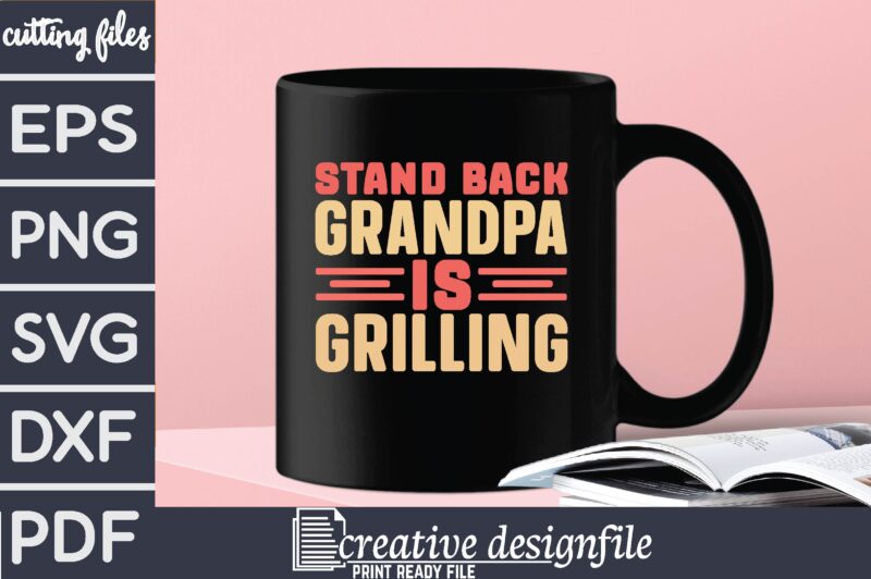 stand back grandpa is grilling