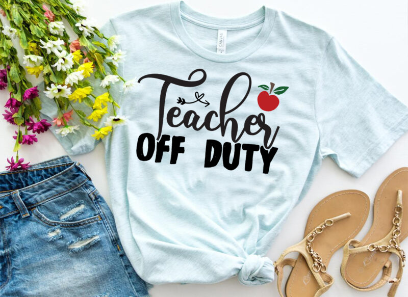 Teacher SVG T shirt Design Bundle