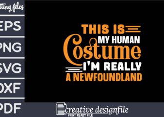 this is my human costume i’m really a newfoundland