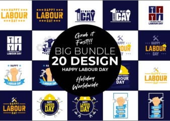 20 Designs of International Labour Day event.