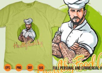 CHEF svg Character Vector ART Shirt Design