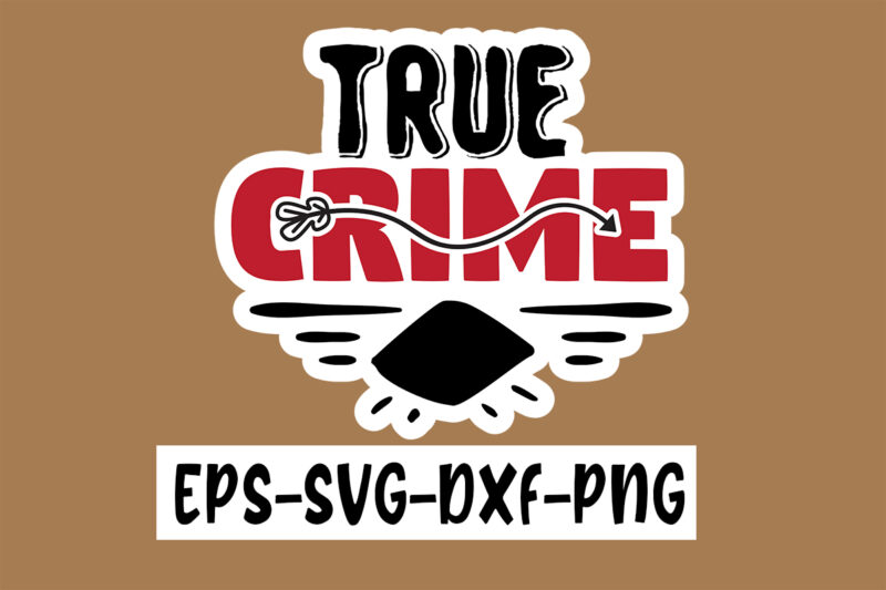 True Crime Sticker Design Bundle