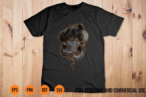 Black Mamba svg Vector ART Shirt Design Pin Design