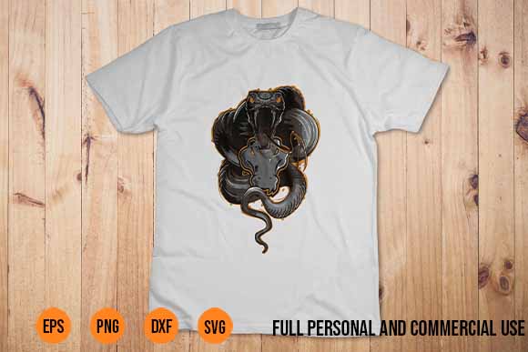 Black Mamba svg Vector ART Shirt Design Pin Design