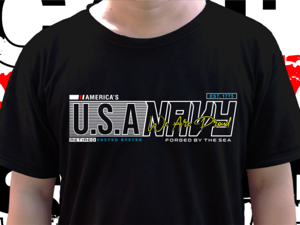 Usa military t shirt design, us navy t shirt designs grphic vector, svg, eps, png, sublimation, 4th of july