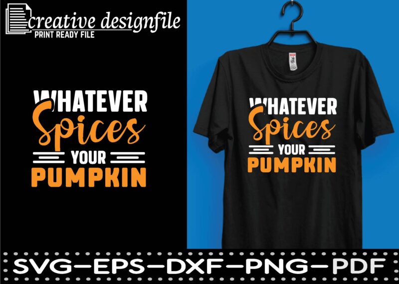 whatever spices your pumpkin