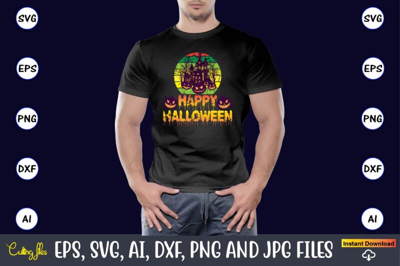 Happy Halloween, Halloween Svg,Halloween t-shirt, Halloween t-shirt design, Halloween Svg Bundle, Halloween Clipart Bundle, Halloween Cut File, Halloween Clipart Vectors, Halloween Clipart Svg, Halloween Svg Bundle , Hocus Pocus SVG