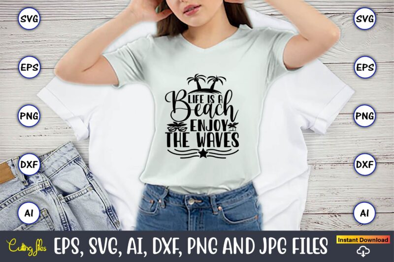 Summer SVG 20 Design Bundle, Summer,Summer Beach Bundle SVG,Summer svg, Summer t-shirt, Summer design, Summer svg vector, Summer tshirt design, Beach Svg Bundle, Summertime, Funny Beach Quotes Svg, Salty Svg