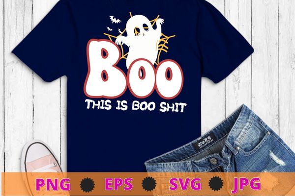 This Is Boo Sheet Ghost Retro Halloween Costume Men Women T-Shirt design svg, This Is Boo Sheet png, Ghost Retro, Halloween Costume
