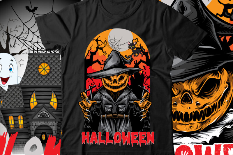 Halloween T-Shirt Design , Halloween Graphic T-Shirt Design , Halloween t-shirt design bundle,halloween t-shirt design bundle, halloween t-shirt bundle, halloween bundle, halloween couple bundle, couple png svg,me and her bundle,halloween