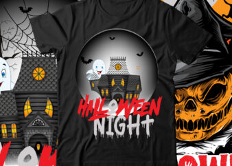 Halloween Night T-Shirt Design , Halloween t-shirt design bundle,halloween t-shirt design bundle, halloween t-shirt bundle, halloween bundle, halloween couple bundle, couple png svg,me and her bundle,halloween t-shirt design bundle,halloween t-shirt