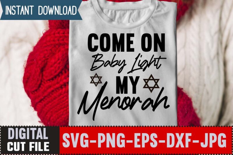 Hanukkah SVG Bundle,Chanukah Hanukkah Design Bundle svg, menorah 8 nights, svg png jpg, jewish, hanukkah oh, light the menorah, holidays, menorah sign, cricut,Hanukkah SVG Bundle , Decor Sign Design, Funny