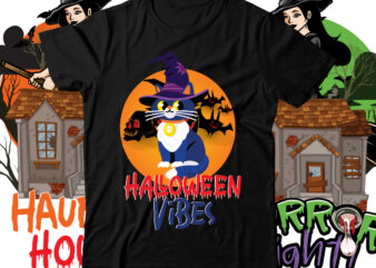 Halloween Vibes T-Shirt Design , Halloween t shirt bundle, halloween t shirts bundle, halloween t shirt company bundle, asda halloween t shirt bundle, tesco halloween t shirt bundle, mens halloween