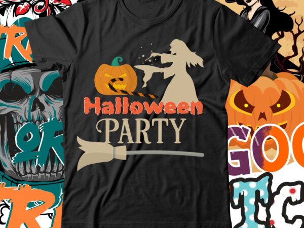 Halloween party svg cut file graphic t shirt