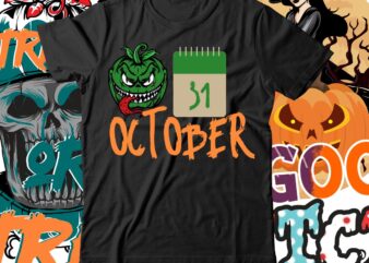 October 31 T-Shirt Design , Boo! T-Shirt Design , Boo! Sublimation Design , Halloween t shirt bundle, halloween t shirts bundle, halloween t shirt company bundle, asda halloween t shirt