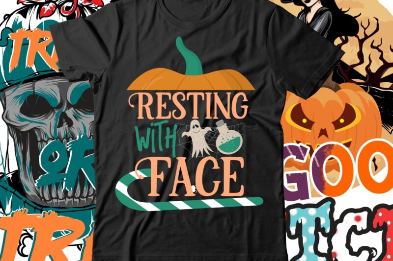 Sweet And Spooky T-Shirt Design , Boo! T-Shirt Design , Boo! Sublimation Design , Halloween t shirt bundle, halloween t shirts bundle, halloween t shirt company bundle, asda halloween t