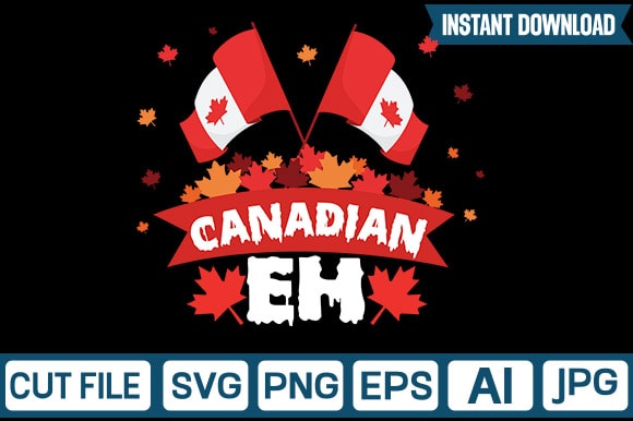 Canadian eh svg vector t-shirt design