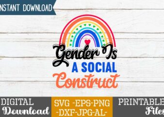 Gender Is A Social Construct,Rainbow svg bundle ,fall svg bundle , fall t-shirt design bundle , fall svg bundle quotes , funny fall svg bundle 20 design , fall svg