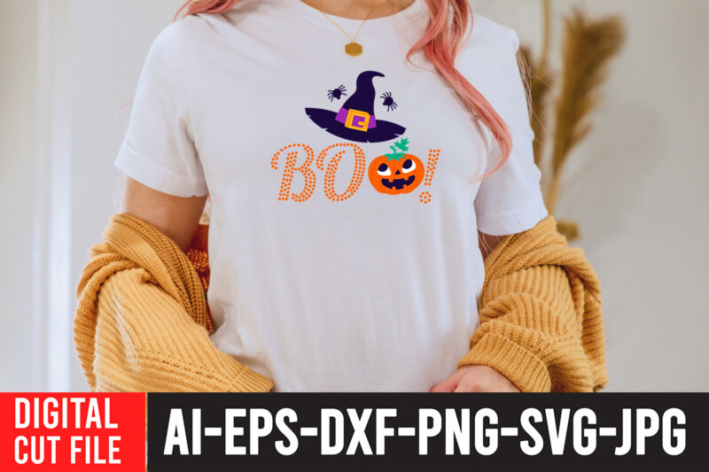 BOO! SVG Design , Bad witch sublimation design , witchy & wild svg cut file , halloween clipart, halloween svg files for cricut, halloween cut files,halloween bundle svg, halloween vector,