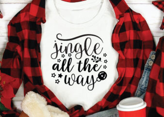 Jingle All the Way , t shirt design template,Christmas t shirt template bundle,Christmas t shirt vectorgraphic,Christmas t shirt design template,Christmas t shirt vector graphic, Christmas t shirt design for sale,