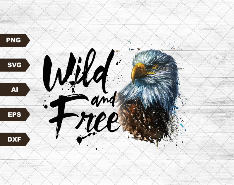 Free Bird Svg | Digital Download Bundle | Svg Bundle | Vintage Badge Design Svg | Eagle Svg | Digital Download | Svg Files