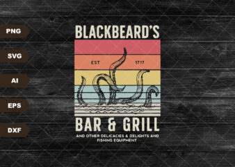 Black Beard’s Bar and Grill svg, Our Flag Means Death Est 1717 svg, LGBT svg