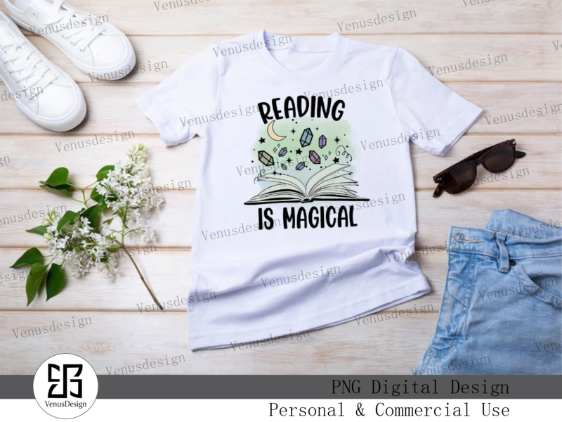 Reading Books Sublimation Bundle Tshirt Design