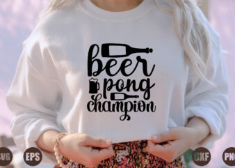 beer pong champion t shirt template
