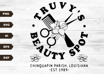 Truvy’s Beauty Spot Digital SVG, digital image, Sublimation SVG t shirt designs for sale