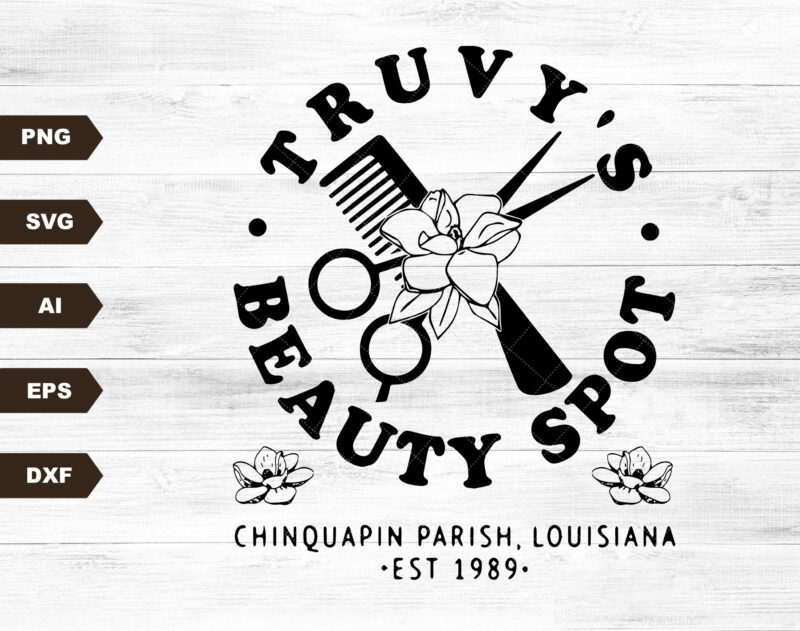 Truvy’s Beauty Spot Digital SVG, digital image, Sublimation SVG