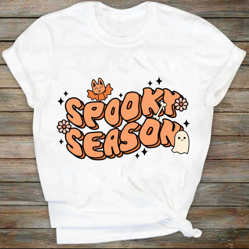 SPOOKY SEASON SVG Cut File For Cricut or Silhouette, Halloween Svg, Spooky Babe Svg, Halloween Clipart, Svg For Shirt
