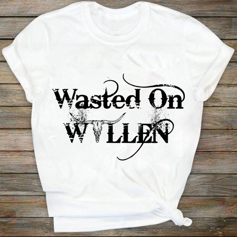 Wasted on Wallen Svg file, EPS file, PNG file, JPG file,Cricut Cut File, Svg File for Cricut, Cuttable File, Svg, Ai, Png, Dxf. Eps