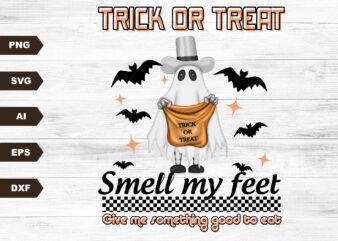 Trick or treat SVG- Sublimation Digital Download,Halloween sublimation,Halloween SVG,kids Halloween SVG, Retro Halloween SVG, Mini SVG t shirt designs for sale