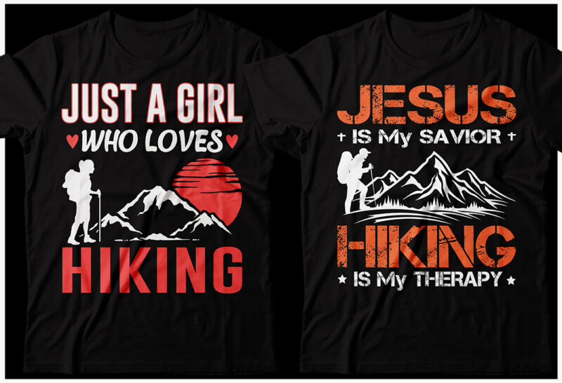 Hiking T-shirt Design Bundle, Hiking tshirt Bundle, Hiking tshirt, Hiking design SVG, Hike tshirt Bundle, Mountain Climb, Hiking Sublumation, Traveling Tshirt, Hiking T Shirts Funny