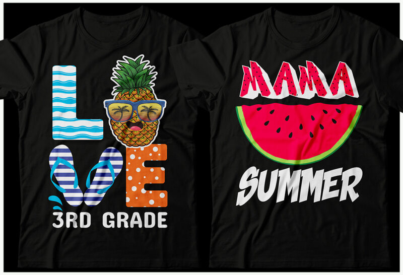 Summer t-shirt Design Bundle, Hot Summer SVG Bundle, Summer Funny tshirt, Summer hot typography tshirt, Summer t-shirt Bundle, Beach T-shirt Design, Summer Funny Vacation, Summer Sublumation