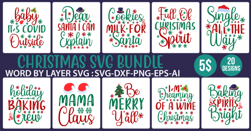 Christmas svg mega bundle , 220 christmas design , christmas svg bundle , 20 christmas t-shirt design , winter svg bundle, christmas svg, winter svg, santa svg, christmas quote svg,