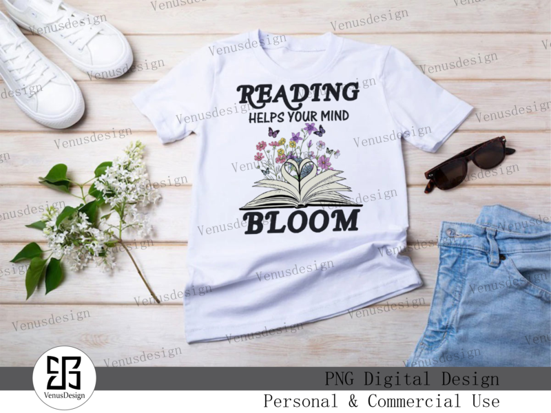 Reading Books Sublimation Bundle Tshirt Design