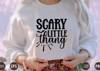 scary little thang t shirt template vector