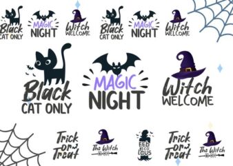 12 Best selling halloween T-shirt bundle svg eps png and ai