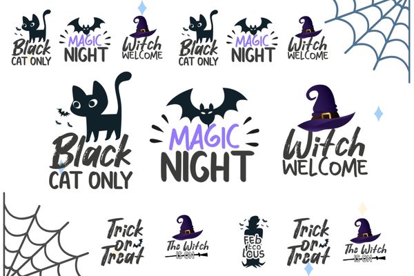 12 best selling halloween t-shirt bundle svg eps png and ai