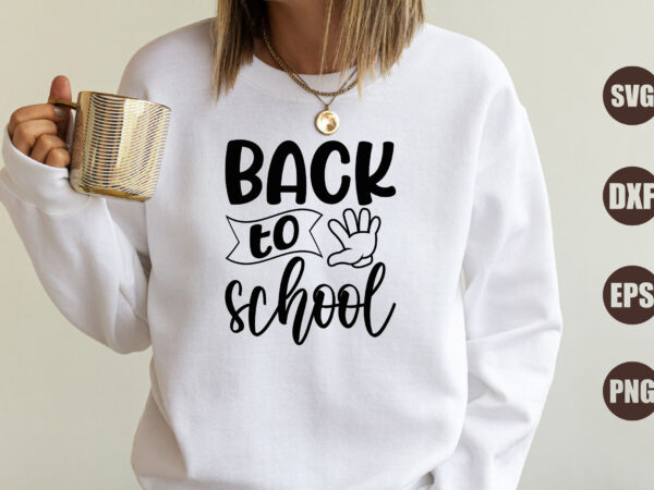 Back to school t shirt template