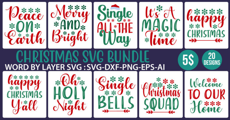 Christmas svg mega bundle , 220 christmas design , christmas svg bundle , 20 christmas t-shirt design , winter svg bundle, christmas svg, winter svg, santa svg, christmas quote svg,