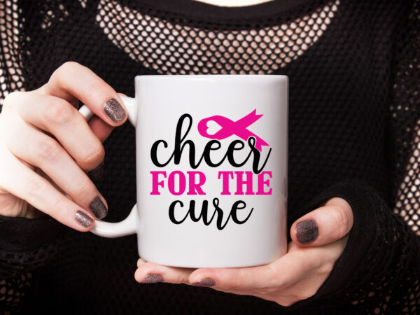 Cheer for the cure t shirt vector file