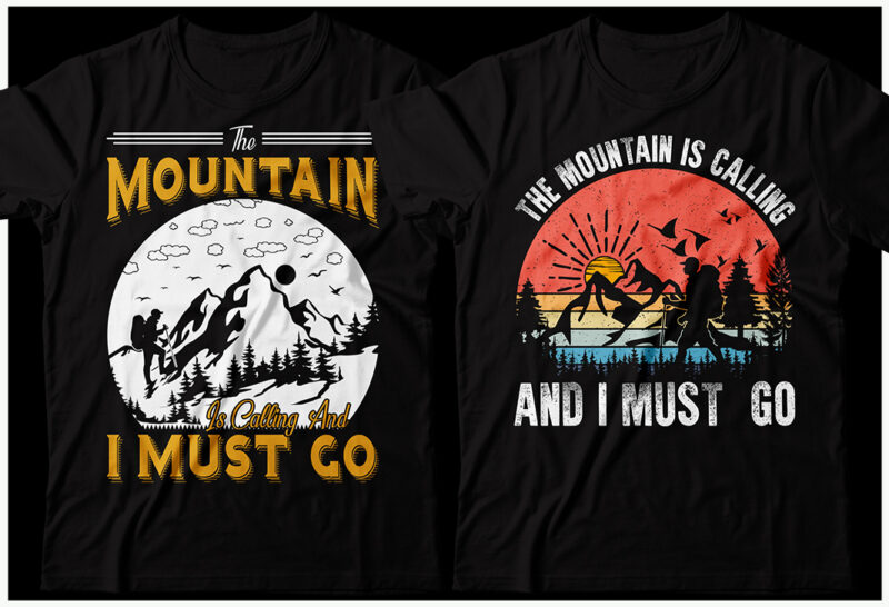 Hiking T-shirt Design Bundle, Hiking tshirt Bundle, Hiking tshirt, Hiking design SVG, Hike tshirt Bundle, Mountain Climb, Hiking Sublumation, Traveling Tshirt, Hiking T Shirts Funny