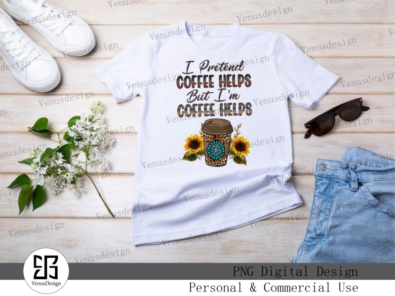 Western Coffee Bundle Sublimation Tshirt Design